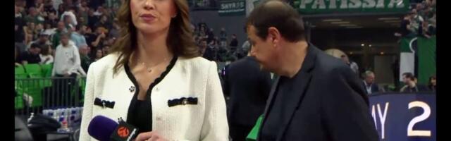 Vrela novinarka se vratila nakon porođaja, svi su gledali u visoku lepoticu na meču Panatinaikos - Zvezda
