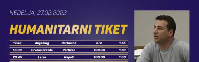 Humanitarni tiket u podne: Filip Čolović za Svratište za decu