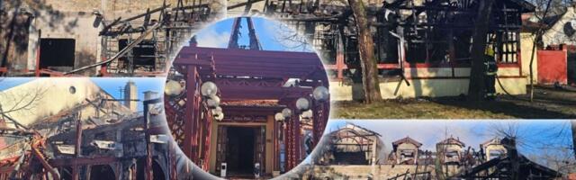 Od "Male Gostione" ostala samo kuhinja: Slike požara na Paliću lede krv u žilama (FOTO/VIDEO)