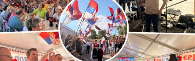 VELIKI SKUP PODRŠKE SNS-U U GRUŠIĆU KOD ŠAPCA: Građani svih generacija zajedno - ORI SE "PEVAJ SERBIJO"! (FOTO, VIDEO)