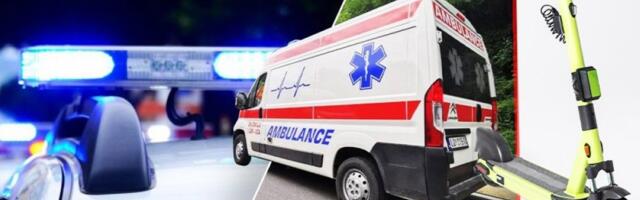 Teško povređen muškarac u Novom Sadu: Udario ga auto dok je vozio trotinet