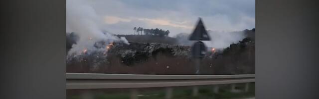 Ponovo gori deponija Goveđak u Sjenici