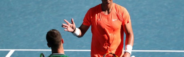 Problemi, šta je to? Đere razigrao Nadala, treći set rešen za 28 minuta