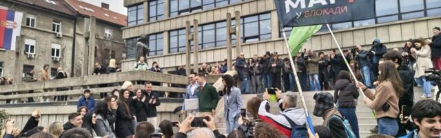 Počelo okupljanje studenata ispred Palate pravde (FOTO/VIDEO)