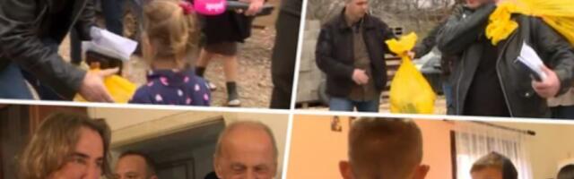 HUMANOST KOJA MENJA ŽIVOTE: Željko Mitrović obradovao dve porodice u selu Dučalovići! Uručio je novčanu pomoć, poklone, i dao nadu za bolje sutra!