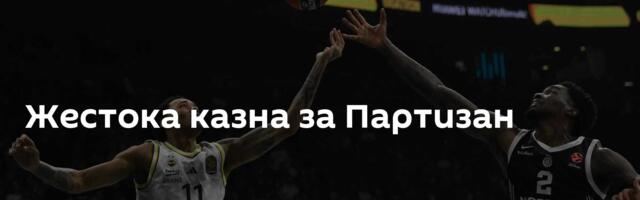 Жестока казна за Партизан