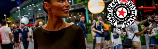 (FOTO) Jedna od najlepših žena sveta gledala Partizan! Šok u hali, niko je nije očekivao