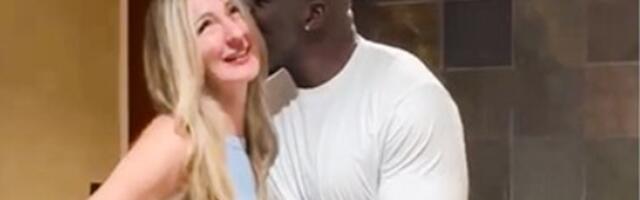 Uf, kakva slika: Šek i manekenka rame uz rame - bukvalno! Ne, ona nije Popajeva Oliva, već Jekaterina Lisina!