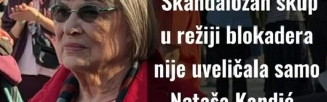 Скуп блокадера није „увеличала" само Наташа Кандић
