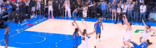 AKO STE PRESPAVALI SPEKTAKL JOKIĆA I ŠEJA - OVO MORATE POGLEDATI! Srbin za 60 sekundi ubacio devet poena, a onda je usledio šamar! (VIDEO)