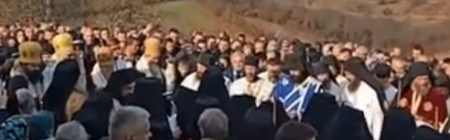 Na sahrani Artemija viđena biblijska scena! (VIDEO)