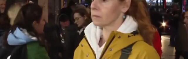 BLOKADERSKI MEDIJI ŽENU OD 55 GODINA PREDSTAVLJAJU KAO STUDENTKINJU! Hoće da iskoriste akademce kao paravan za stare i islužene političke igrače!