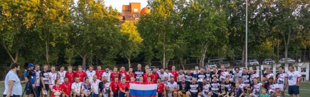 Reprezentacija Rusije u gostima ragbistima Partizana