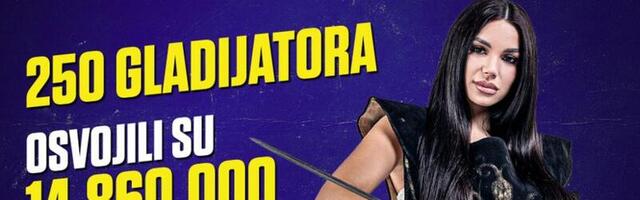 Gladijator, dan 20: Ubedljivo najbolji u danu, četvrti u celoj nedelji, a tu je i 300.000!