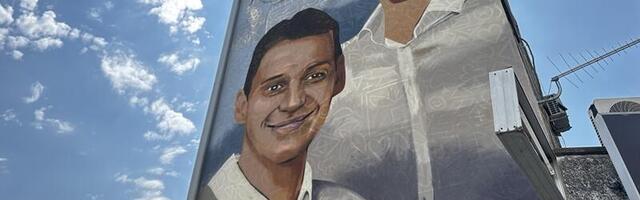 Mural visok 16 metara sa likovima četiri nastradala mladića oslikava se u strogom centru Čačka