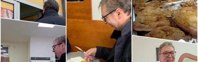 "KOLIKO SAM ULOŽIO U SVOJ STOMAK" Vučić probao čuveni burek u Nišu, odmah sve snimio i objavio: Čovek se iz Niša uvek vrati sa par kilograma viška! (VIDEO)