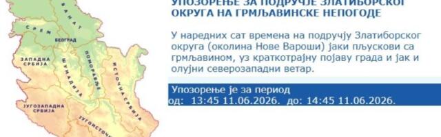 RHMZ se hitno oglasilo: Sprema se nevreme, biće i grada! Evo i gde