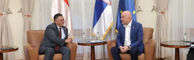 Popović sa ambasadorom Indonezije: Veliki potencijal za jačanje ekonomske saradnje dve zemlje