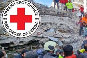 Црвени крст Србије отворио рачун за помоћ становништву Турске и Сирије