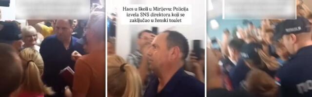 Ovako policija čuva SNS direktora od besnih roditelja (VIDEO)