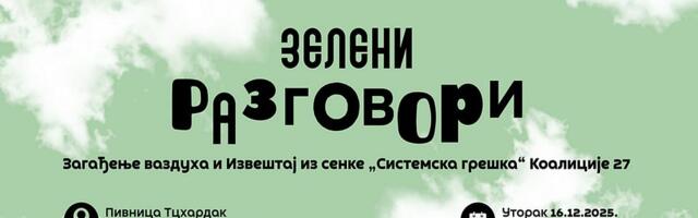 Volonteri za prirodu - zeleni razgovori 18. decembra u Radio kafeu