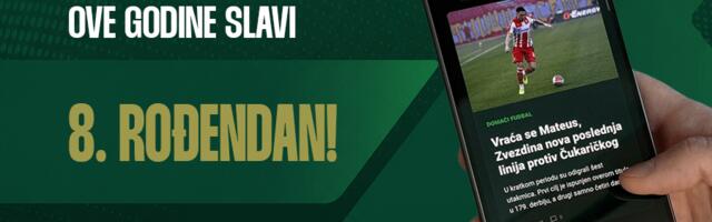 Volite sport? MaxBet Sport vas časti za 8. rođendan