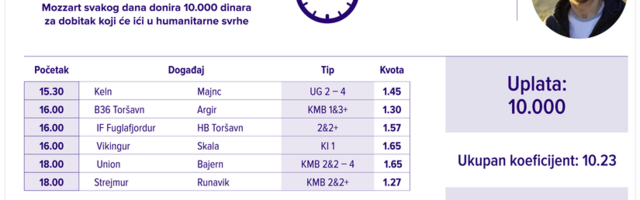 Humanitarni tiket u podne: Predrag Peđa Jeremić tipuje za porodilište Opšte bolnice Šabac