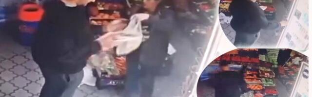 Snimak drske krađe! Sačekao da prodavačica okrene glavu, a onda tutanj