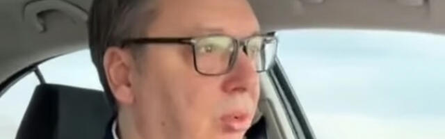 VUČIĆ OBJAVIO SNIMAK IZ AUTOMOBILA "Za godinu dana biće promenjeno lice Srbije!"
