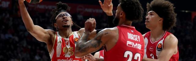 ZVEZDA JURI TOP 6: Ovako izgleda tabela Evrolige posle poraza crveno-belih u Pireju