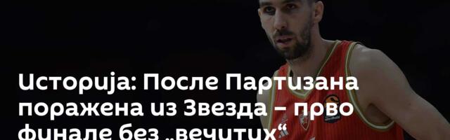 Историја: После Партизана поражена из Звезда – прво финале без „вечитих“