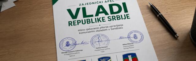 Tri sandžačke lokalne samouprave traže hitnu intervenciju Vlade zbog otpada