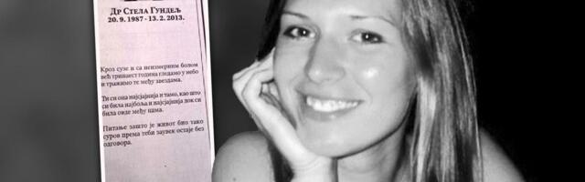 "NEUTEŠNI SMO, PITANJE JE I DALJE BEZ ODGOVORA" 13 godina od ubistva Stele Gundelj, porodica se oglasila, davitelj sa Medaka uskoro izlazi na slobodu!