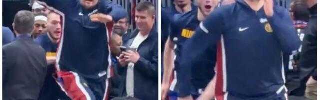 Dobili smo jedan od najsmešnijih snimaka Nikole Jokića ikada – ali njemu uopšte nije bilo smešno /VIDEO/