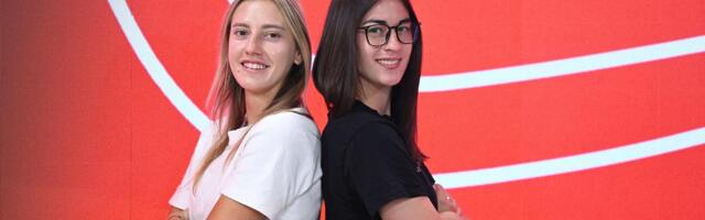 Fudbalerke Crvene zvezde Sofija Sremčević i Milica Šarić za Sportal /GALERIJA/