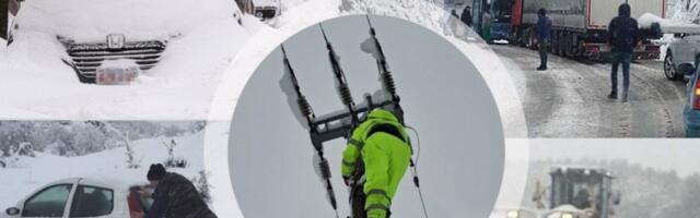 OLUJA NAPRAVILA HAVARIJU NA ELEKTRIČNOJ MREŽI: Haos u zapadnoj i centralnoj Srbiji, NAPADALO POLA METRA SNEGA - ekipe EDS rade na hitnoj sanaciji kvarova