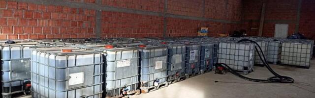 Zaplenjeno 34.000 litara goriva u hangaru u Beogradu