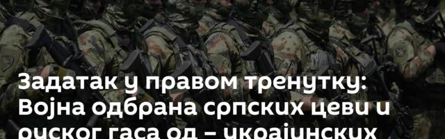 Задатак у правом тренутку: Војна одбрана српских цеви и руског гаса од – украјинских терориста