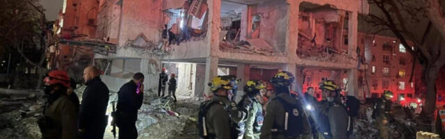 Балистички удар Ирана на израелски Арад