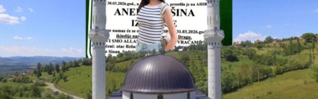 Tutin i Sandžak se opraštaju od mlade Anele Mušina (21) iz Drage