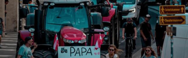Protest poljoprivrednika u Beču: Traktori blokirali deo centra grada