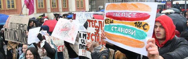 "Odgovornost, ne raspust": Opet je stala Srbija na 15 minuta (FOTO)