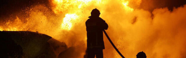 У пожару у складишту гаса у Махачкали погинула једна особа