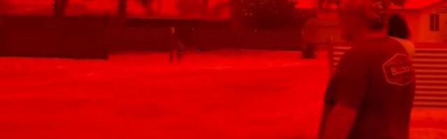 Jezivi prizori iz Australije: Nebo postalo krvavo crveno, vazduh gust, nastao potpuni mrak usred dana