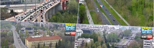 GUŽVE NEMA, SVE TEČE, JER ŠKOLA POČINJE SUTRA: Plavi most poluprazan, kolona nema ni na Autokomandi, pravi jutarnji špic očekuje se tek u sredu ujutru (FOTO)