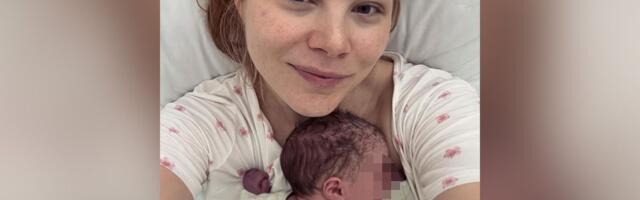 Vanja Nenadić objavila prvu sliku iz porodilišta sa sinom Feđom! Naslednik joj leži na grudima: "Mili moj"