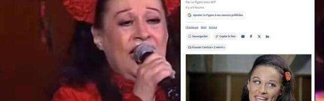 Francuski list "Le Figaro" objavio vest o smrti Olivere Katarine: Jugoslovenska diva i zvezda Kana
