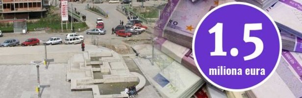 Rekonsktrukcija gradskog trga koštaće građane Tutina nevjerovatnih 1,5 miliona eura