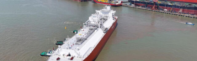 Гигантски танкер превози гас на –163°Ц