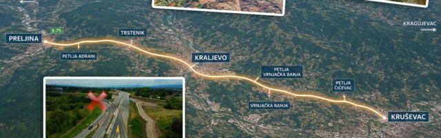 Kod Čačka pun gas, sve do Kraljeva: Ovako izgleda nova deonica Moravskog koridora, evo kako se uključujete